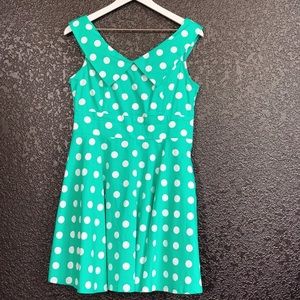 Mint Green Polka Dot dress